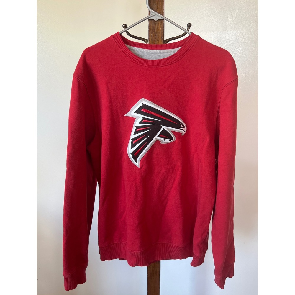 NFL Pro Line Atlanta Falcons Julio Jones 11 Red Crewneck Sweatshirt Mens Large‎